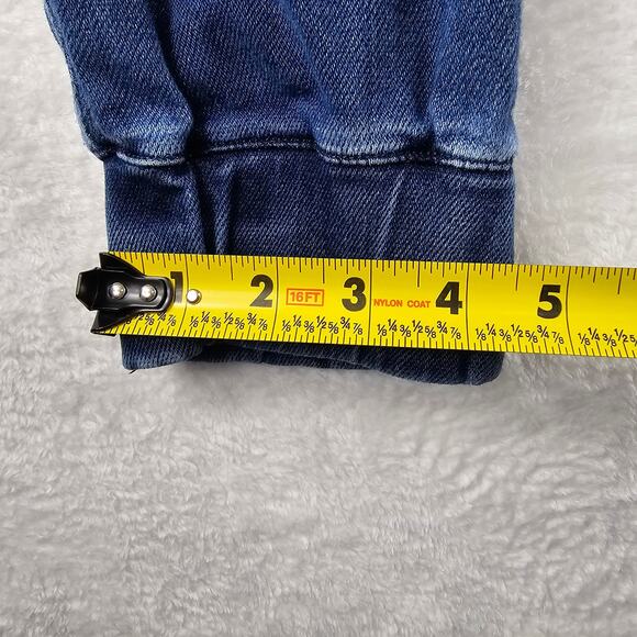 Zara Cargo Joggers MED Jeans Womens Baggy Elastic Waist Pull On 25.5 inch Inseam - Picture 16 of 16